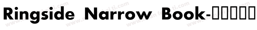 Ringside Narrow Book字体转换